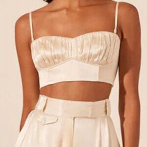 La Lune Corded Ruched Bralette